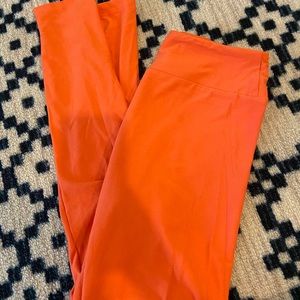 OS Orange LuLaRoe Leggings: NWOT